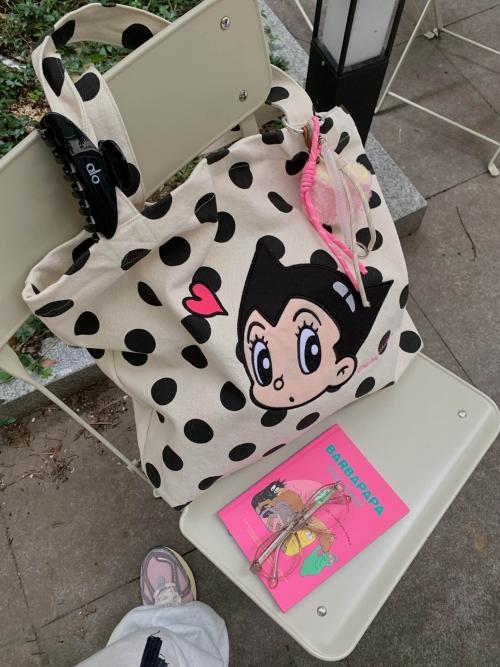 [아톰공식라이센스] 도트 하트 아톰백 - 2col