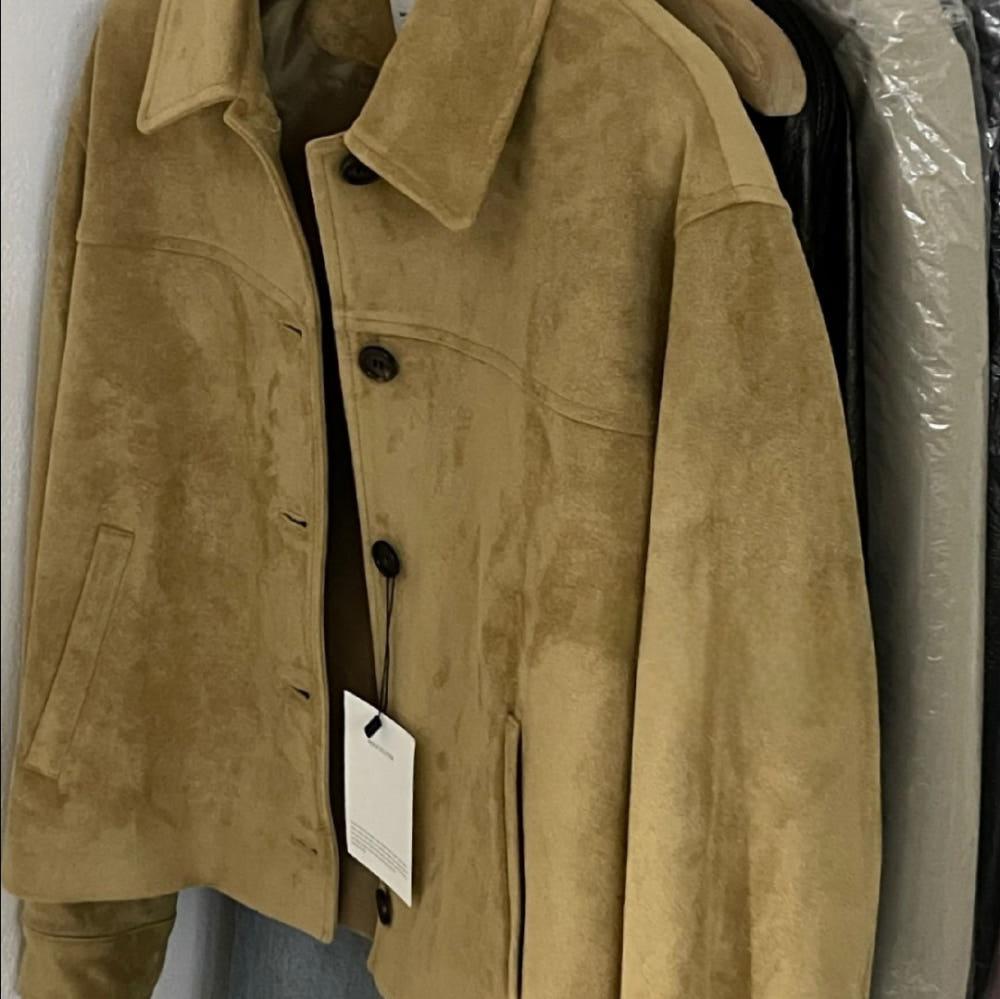 플러터 르베 스웨이드 자켓