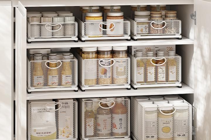 [예약판매]상하부장 완벽 정리! 슬라이딩 스토리지 바스켓