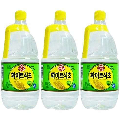 오뚜기 화이트 식초, 1.8L, 3개