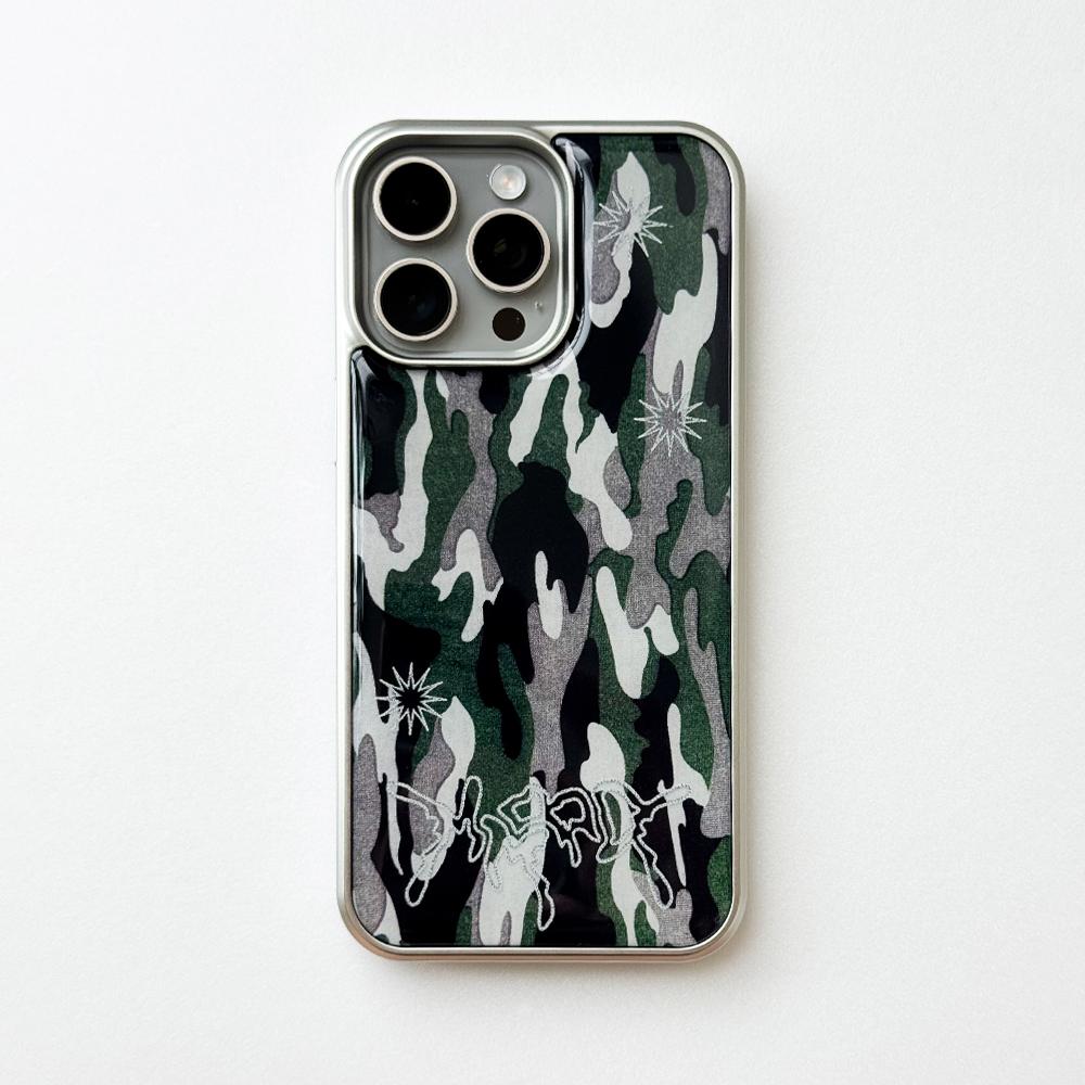 Sharpburst Camouflage Phone Case (SV_Green)