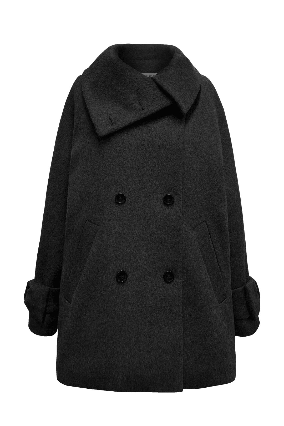 [2차 출고] FOG WOOL COAT (CHARCOAL)