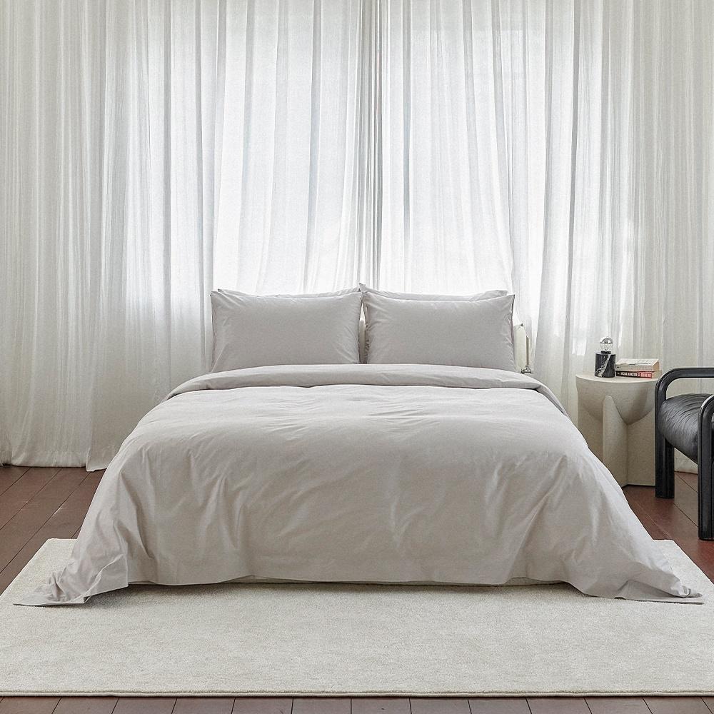 [보들보들] 사틴 80 베딩세트 그레이 (S/Q/K)