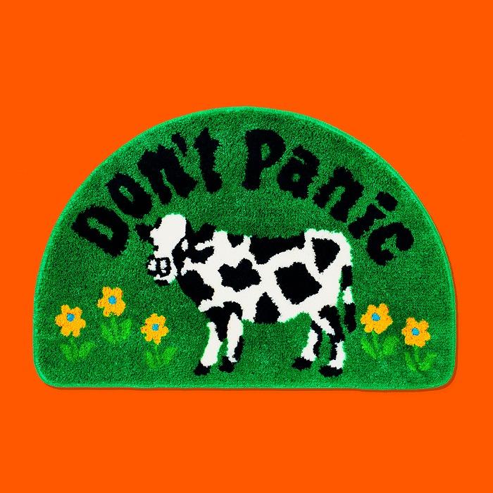 발매트 - Don't Panic Green