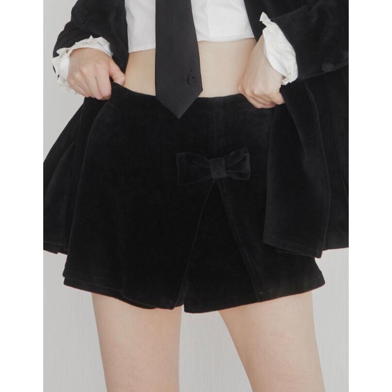 ribbon skirt pants （2color）