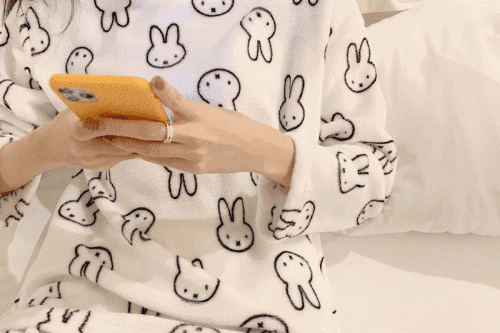 토끼 미피 수면 잠옷 라운지 세트