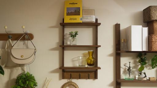 밀러 3단 K3타입 빈티지 나무 선반