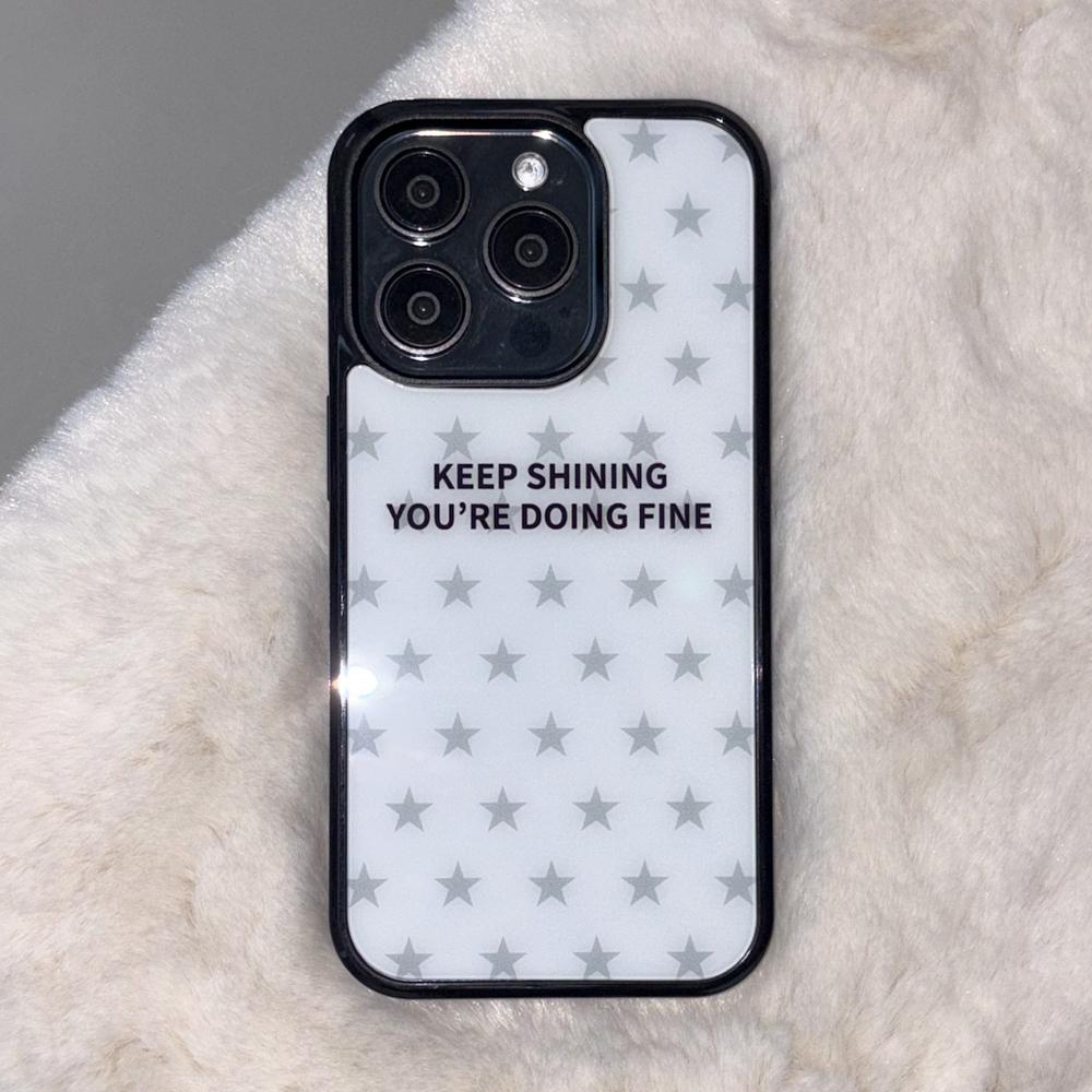 [+맥세이프] Shining (White) 글라스 범퍼케이스