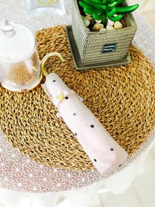 wpc우산 밀키 도트 미니 3단 우양산 6375-011-002