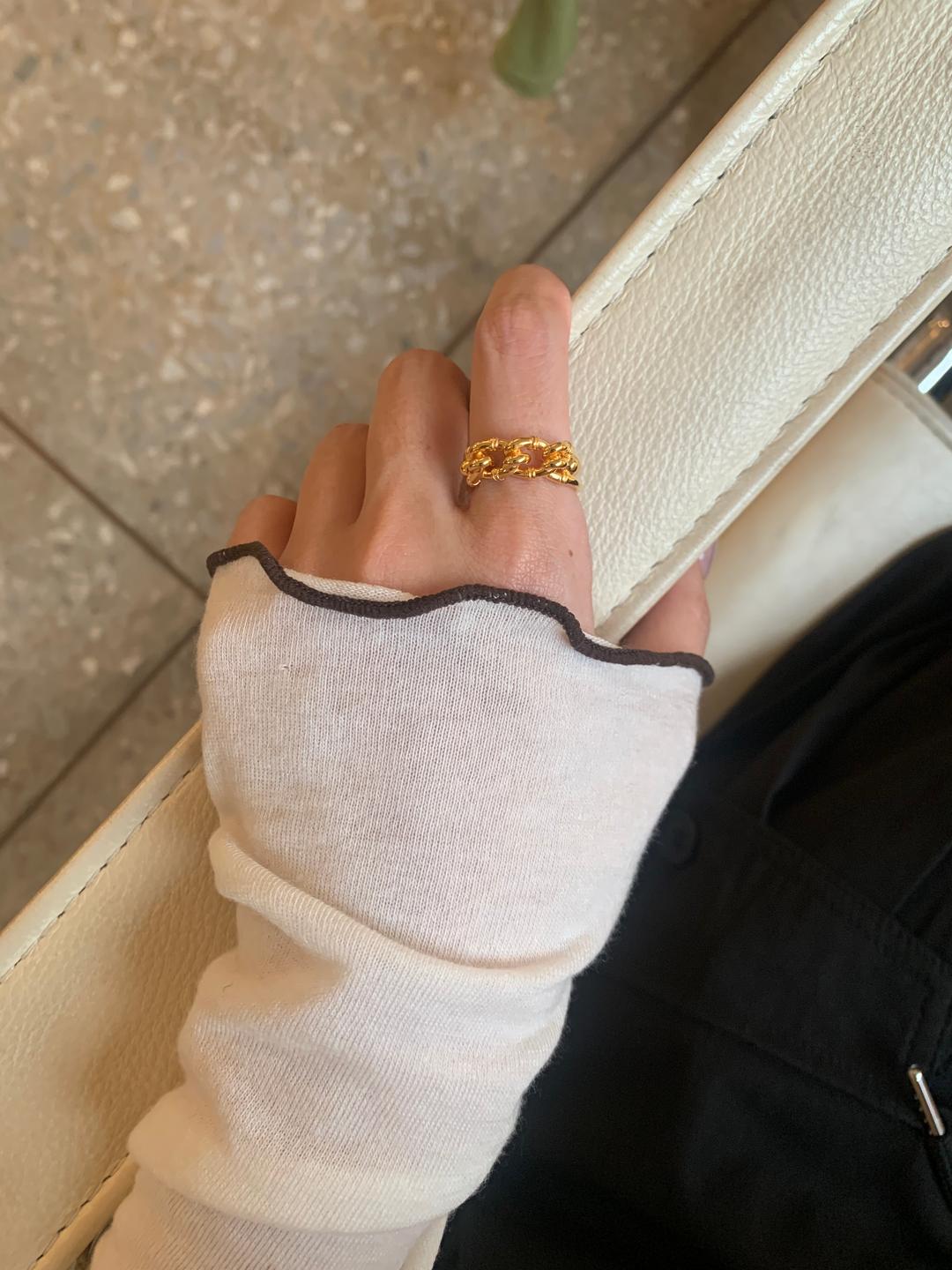 (silver925) Vincle knot open ring