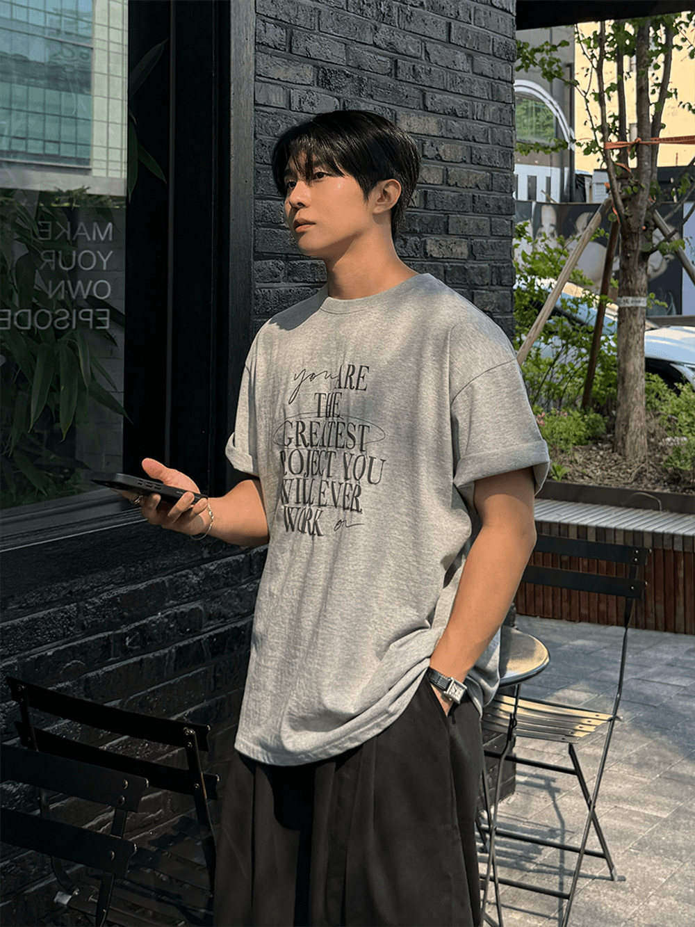 티스트 오버 반팔티 3 color