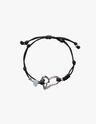 BROKEN HEART PENDANT BRACELET_VER.02 [BLACK/BEIGE/IVORY]