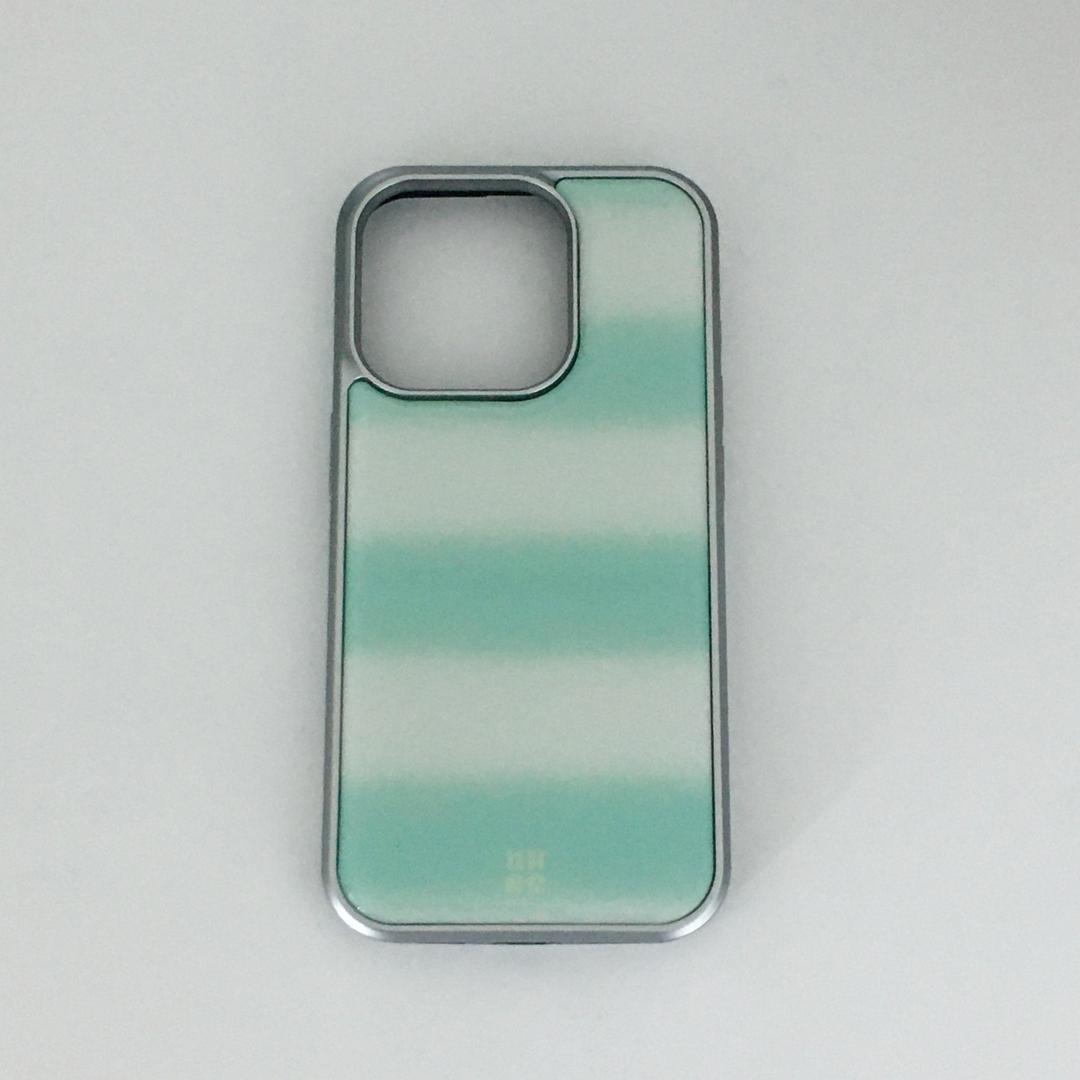 apple mint sherbet case 실버 에폭시 범퍼 케이스