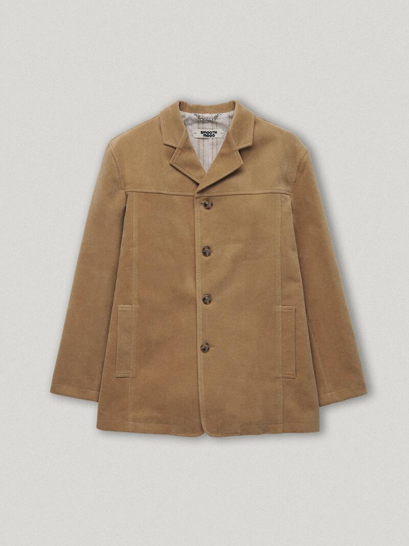 Letter Camel Cotton Jacket  (3rd)