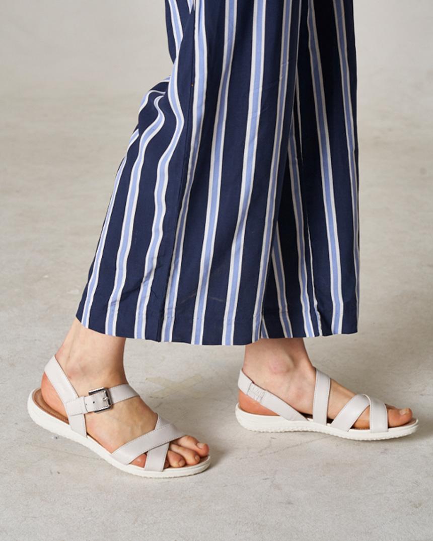 제옥스 샌드 베가 여성 샌들-화이트