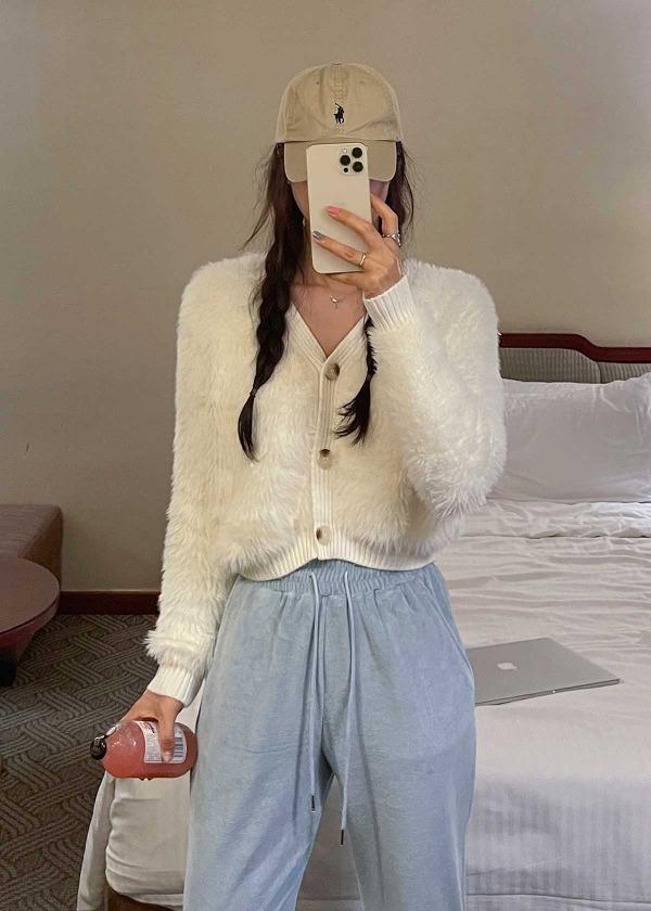 허쉬 에코퍼 Cardigan