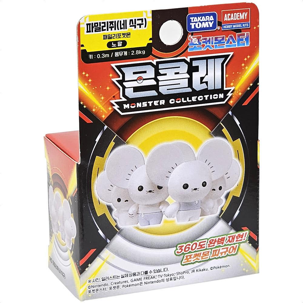 포켓몬스터 피규어 MS 파밀리쥐 네식구 정품 포켓몬피규어
