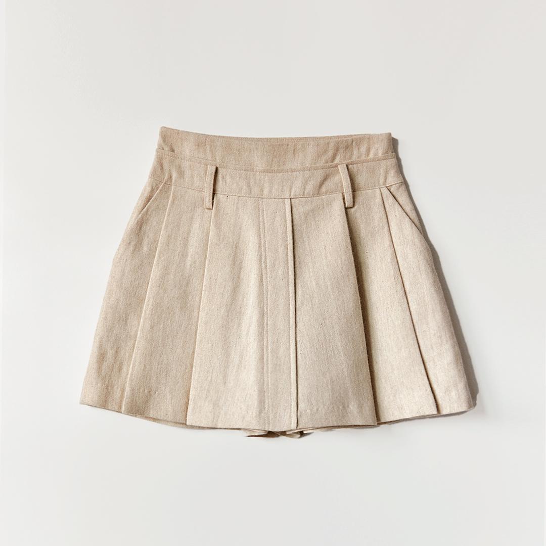 Mono Two Way half Trousers (Beige)