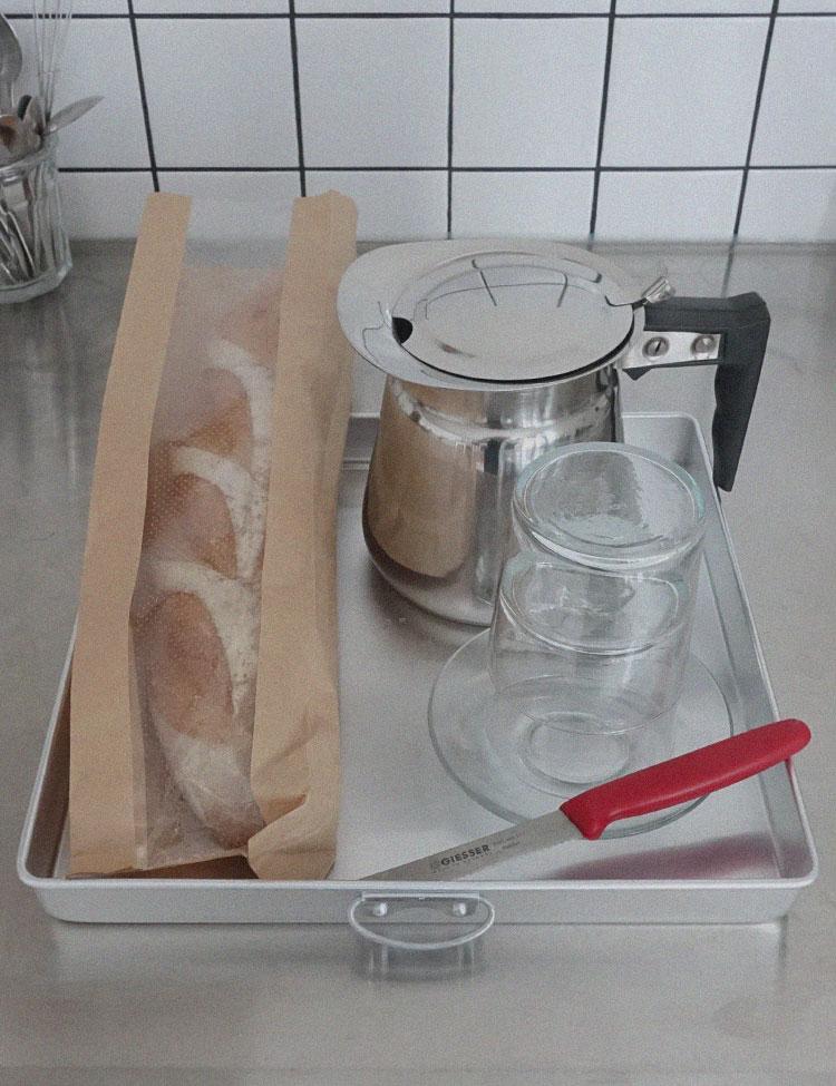 Vintage Silver Cafe Tray_2size