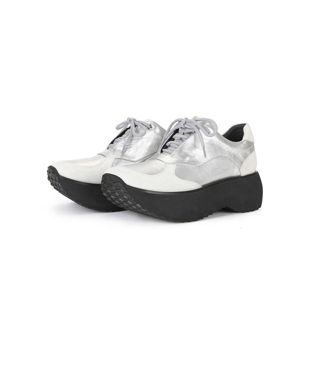 BOAT SNEAKERS [SILVER]