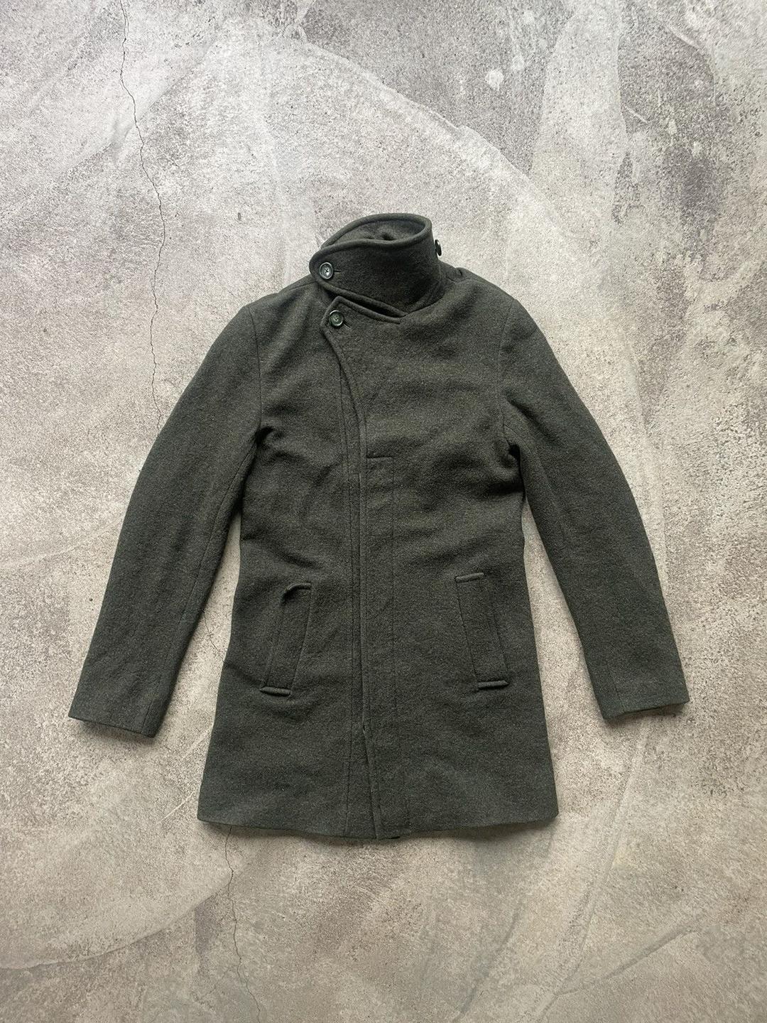 Raf Simons AW08/09 Olive Wool Coat
