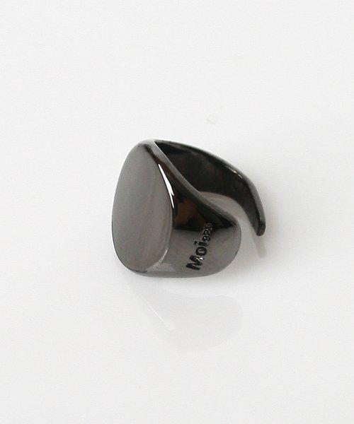 #링크 블랙 원형 이어커프_14BK