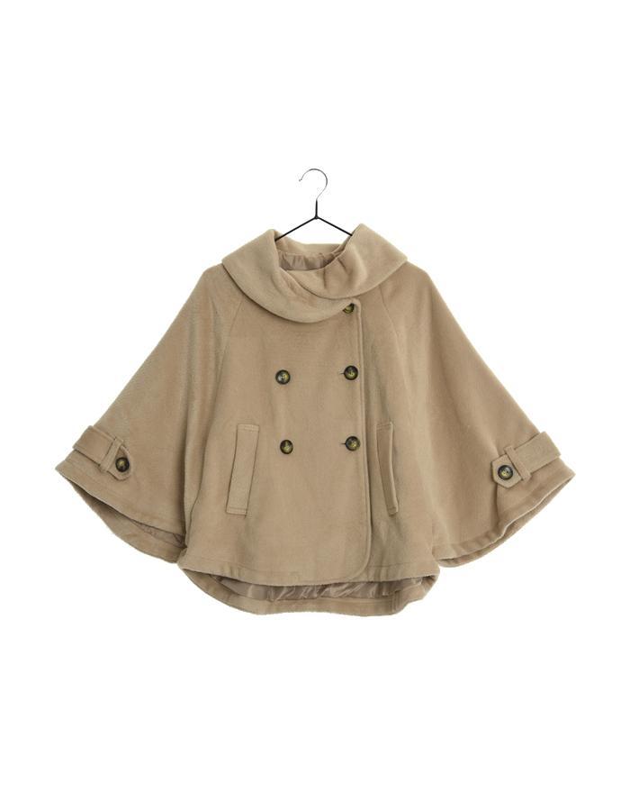 JPN 오버핏 더블 케이프/WOMAN FREE