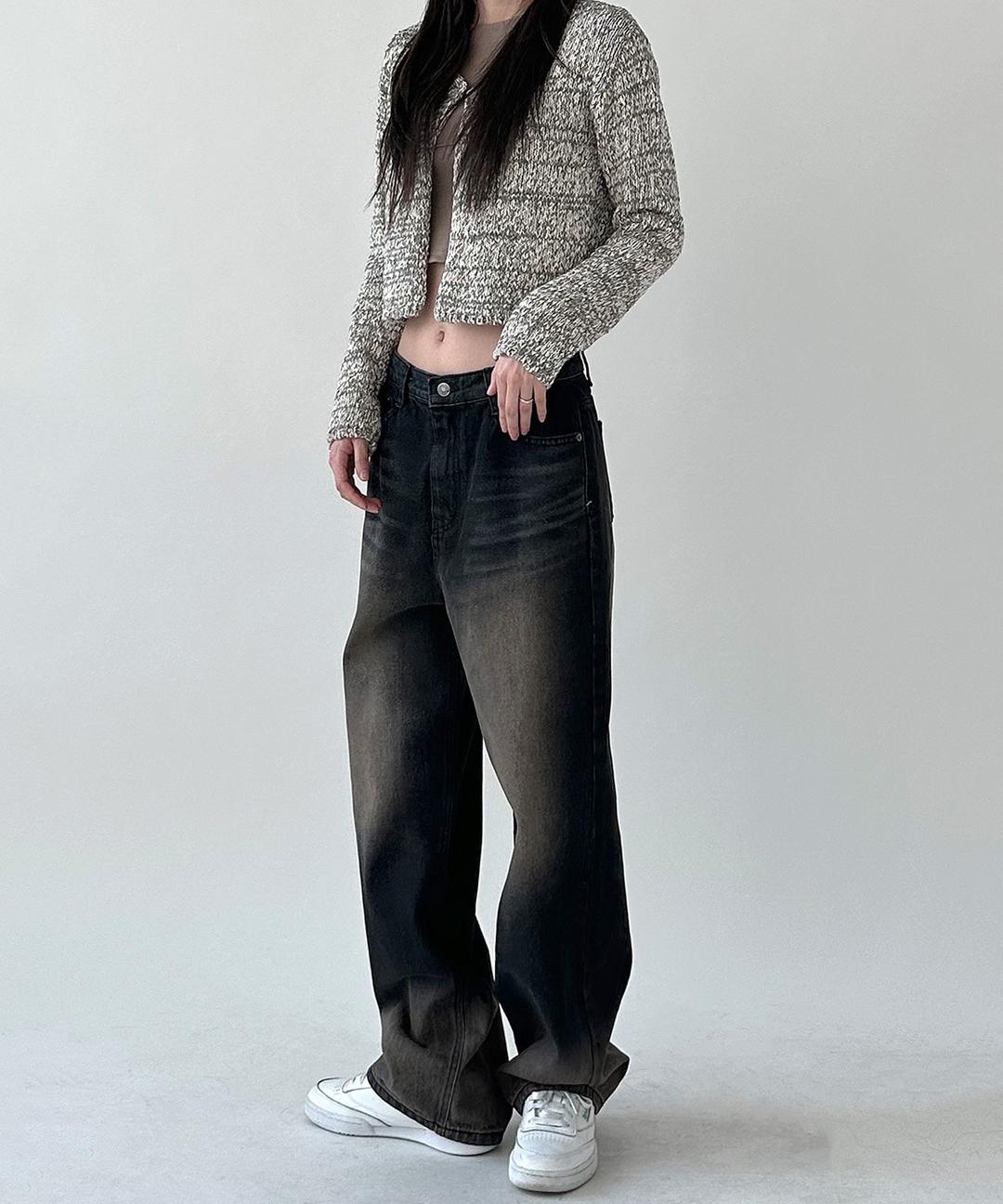 오트 워싱 데님 팬츠