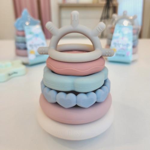 [말랑 타워] 실리콘 링쌓기