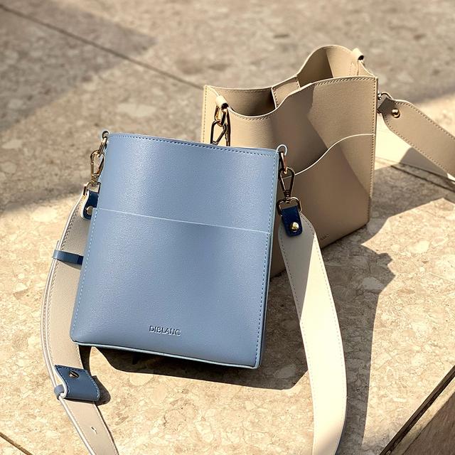 韓国人気★HEDER HELEN★POCKET DENIM BAG 헤더헬렌 POCKET DENIM BAG BLUE - 위시버킷