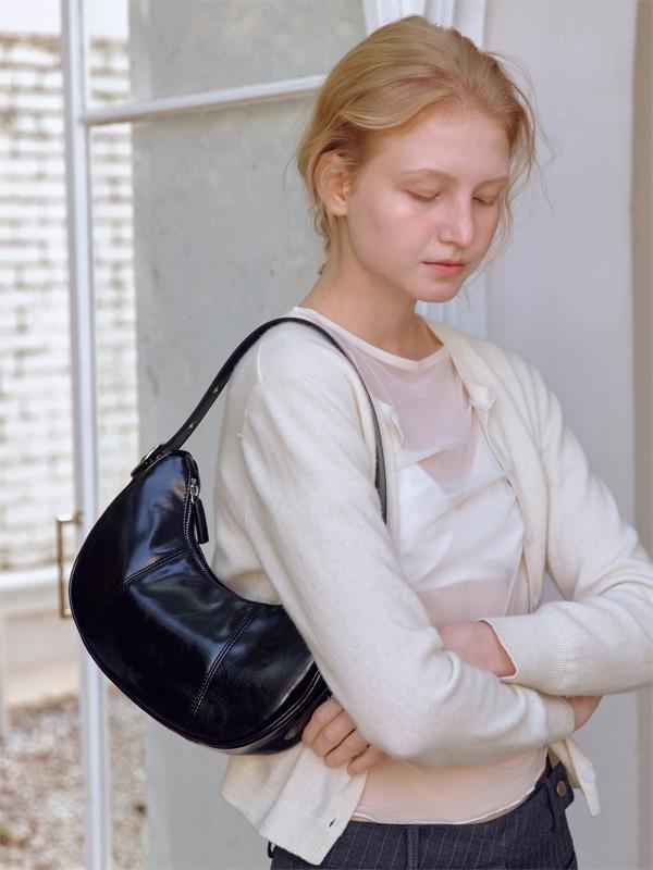 멜리 호보백 Meli Hobo Bag_Black