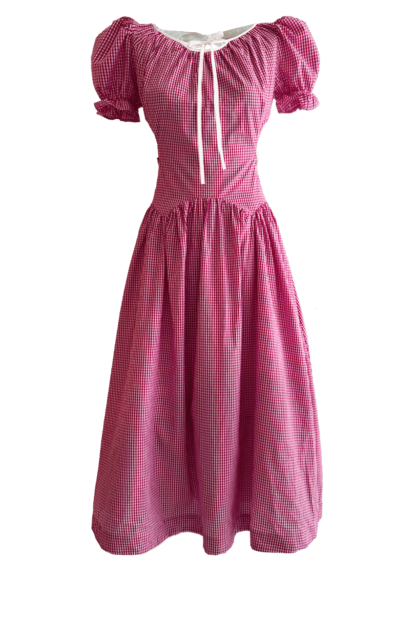 Rosalie Dress - XXS / Strawberry Gingham