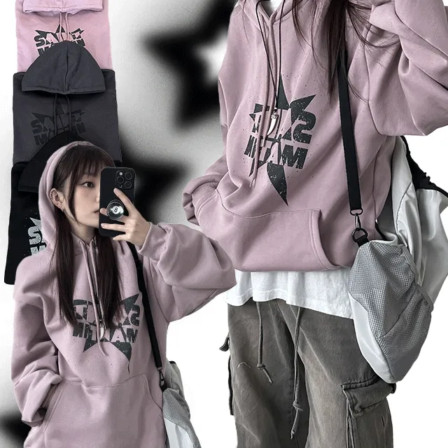 [오버핏/빈티지] 마틴 스타 후드티