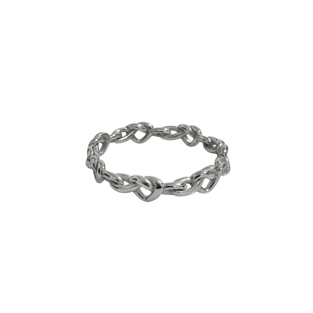heart knot ring
