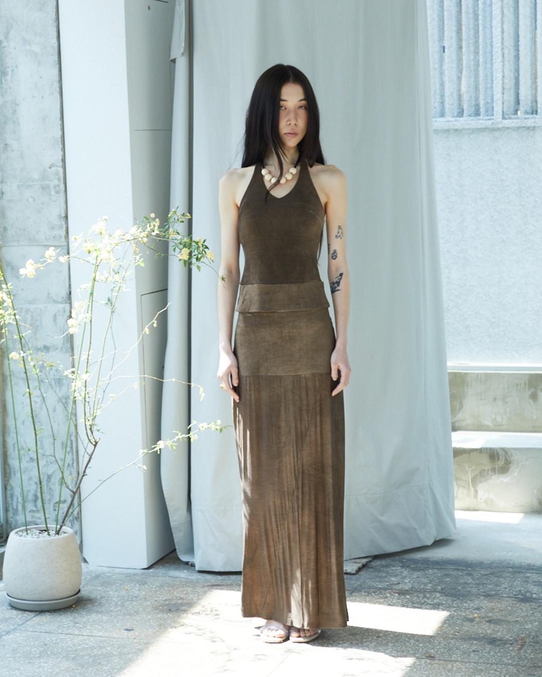 Drop Skirt - Coffee