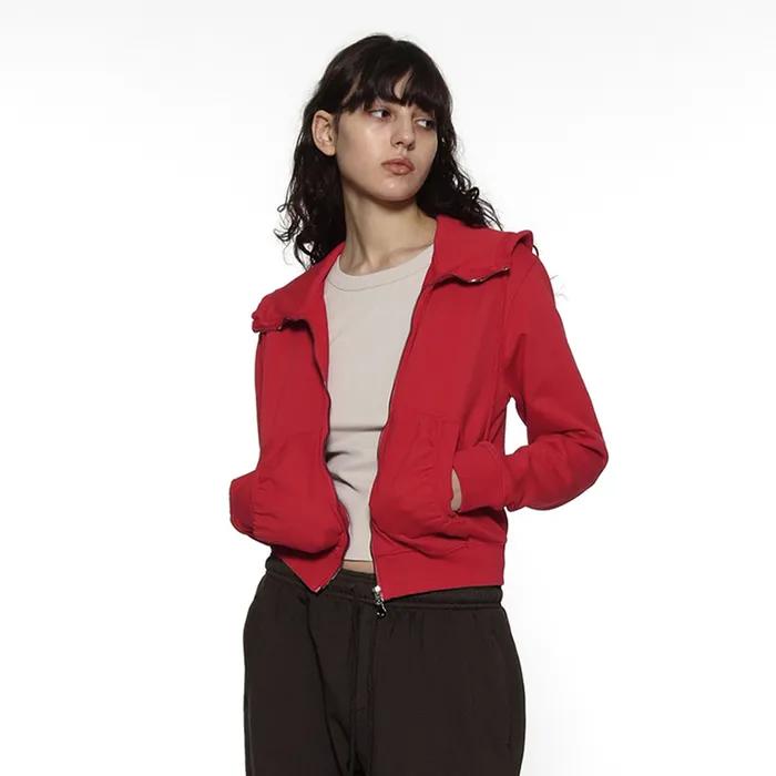 PWC SHIRRING HOODIE ZIP-UP_8COLOR