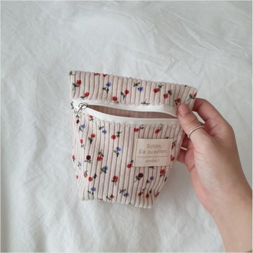 [어나덜아이] 플라워 골텐파우치 블링