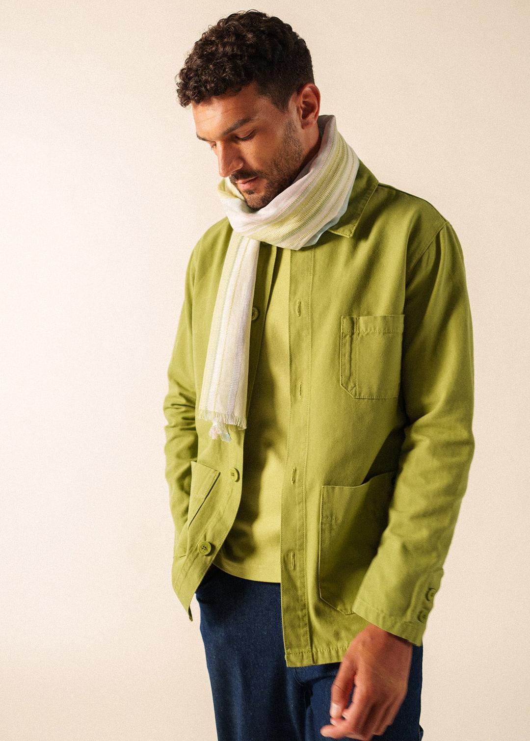 Foulard rayé multicolore (ACCALMIE) - ACCALMIE / UNIQUE