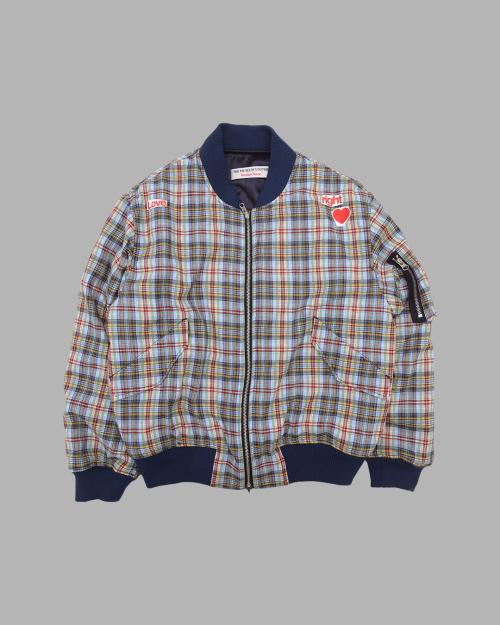 LOVE CHECK MA-1 JACKET