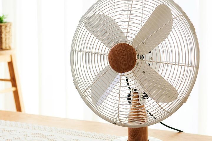 30cm 우드 메탈 탁상용 미니 선풍기 WF-2100