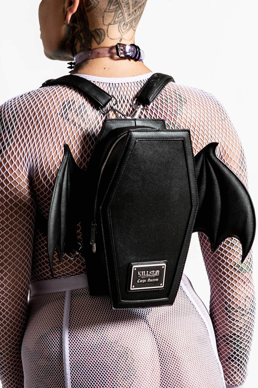 Sickly Sweet Backpack [B] - One Size / Black / 100% PU