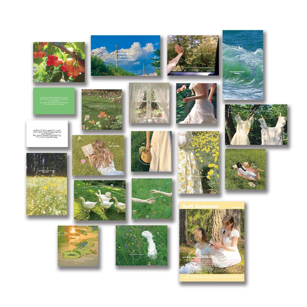 [ Soft summer Pack ] 오브제스티커 오브제 다이어리꾸미기 다꾸 다꾸스티커 스티커 스크랩