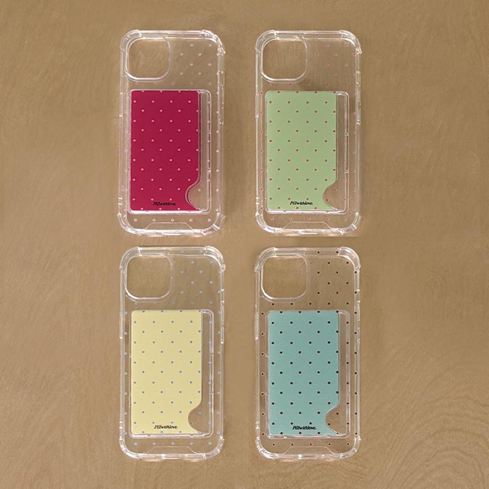 mini dot ver.1 카드포켓 젤하드케이스