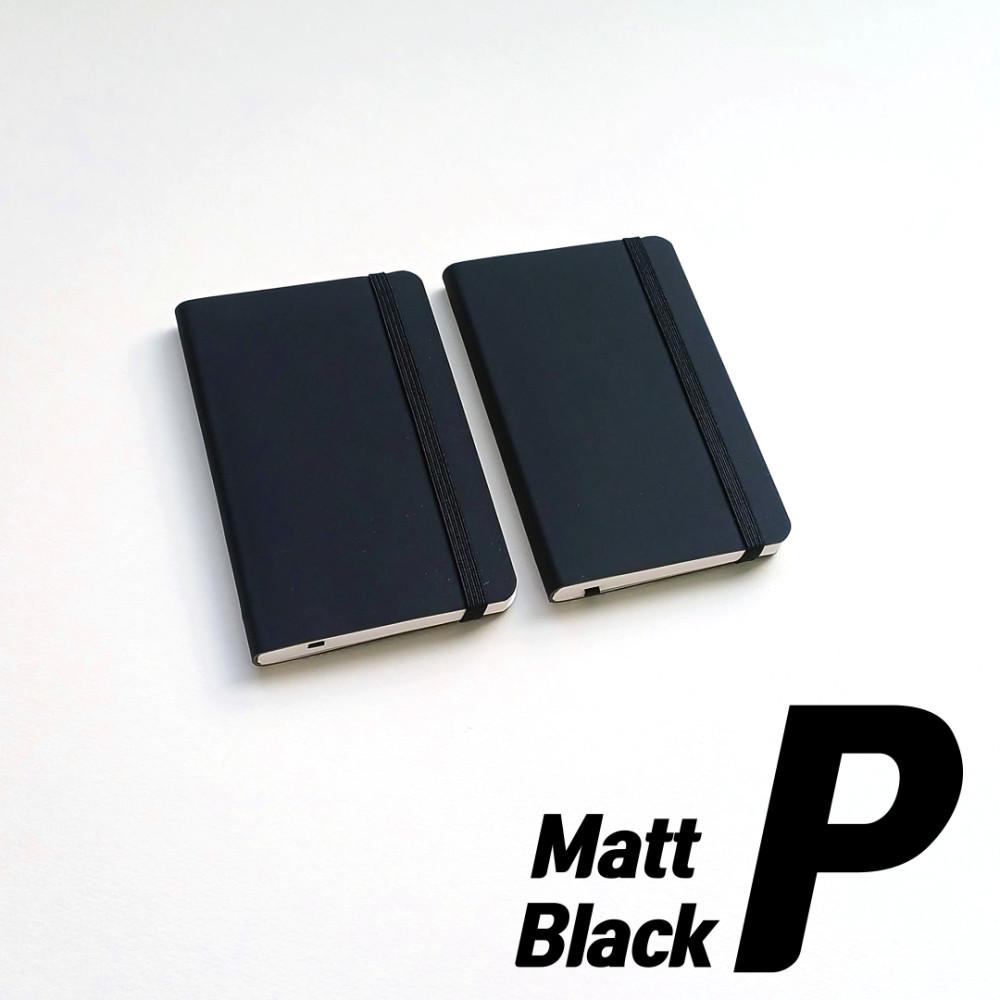 매트블랙 소프트커버 포켓사이즈 다이어리 플래너 가벼운노트 업무수첩