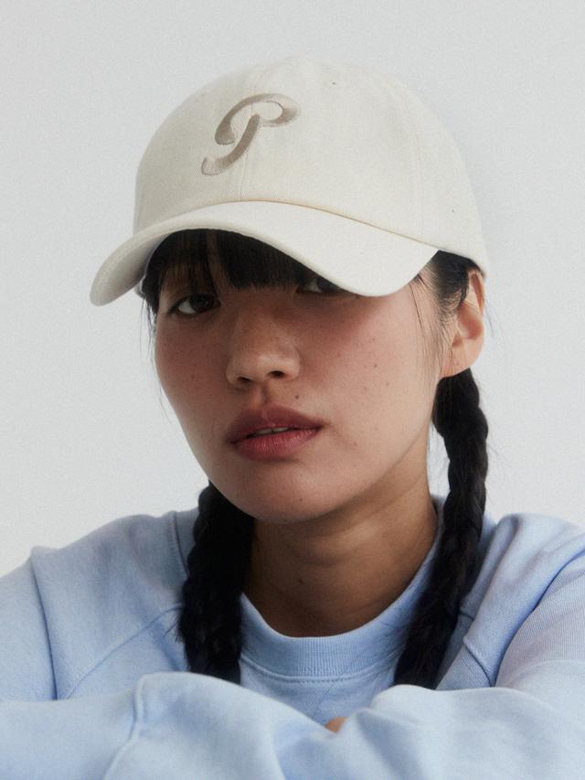 이미스 이미스(EMIS) CORDUROY WAPPEN BALL CAP (RENEWAL)-CREAM