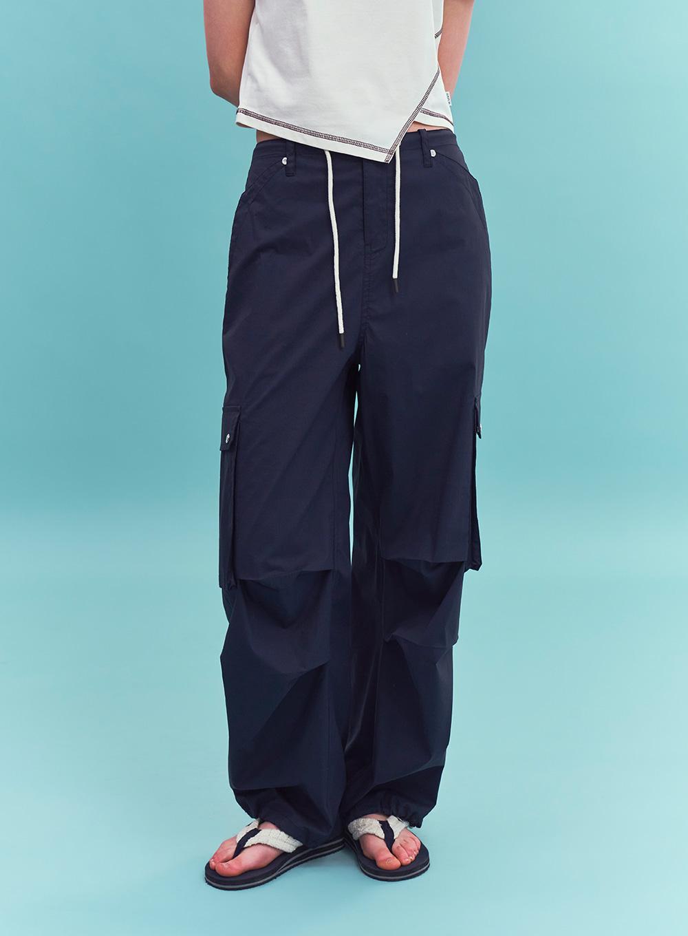 [신예은 Pick] (W) Pocket Parachute Pants - Navy