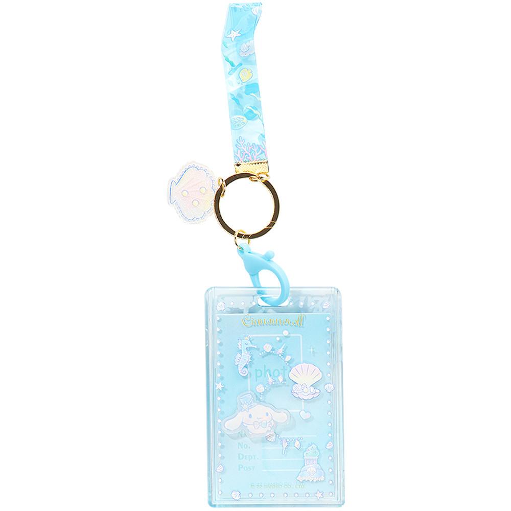 미니소 산리오 투명 카드홀더 키링 키홀더 열쇠고리