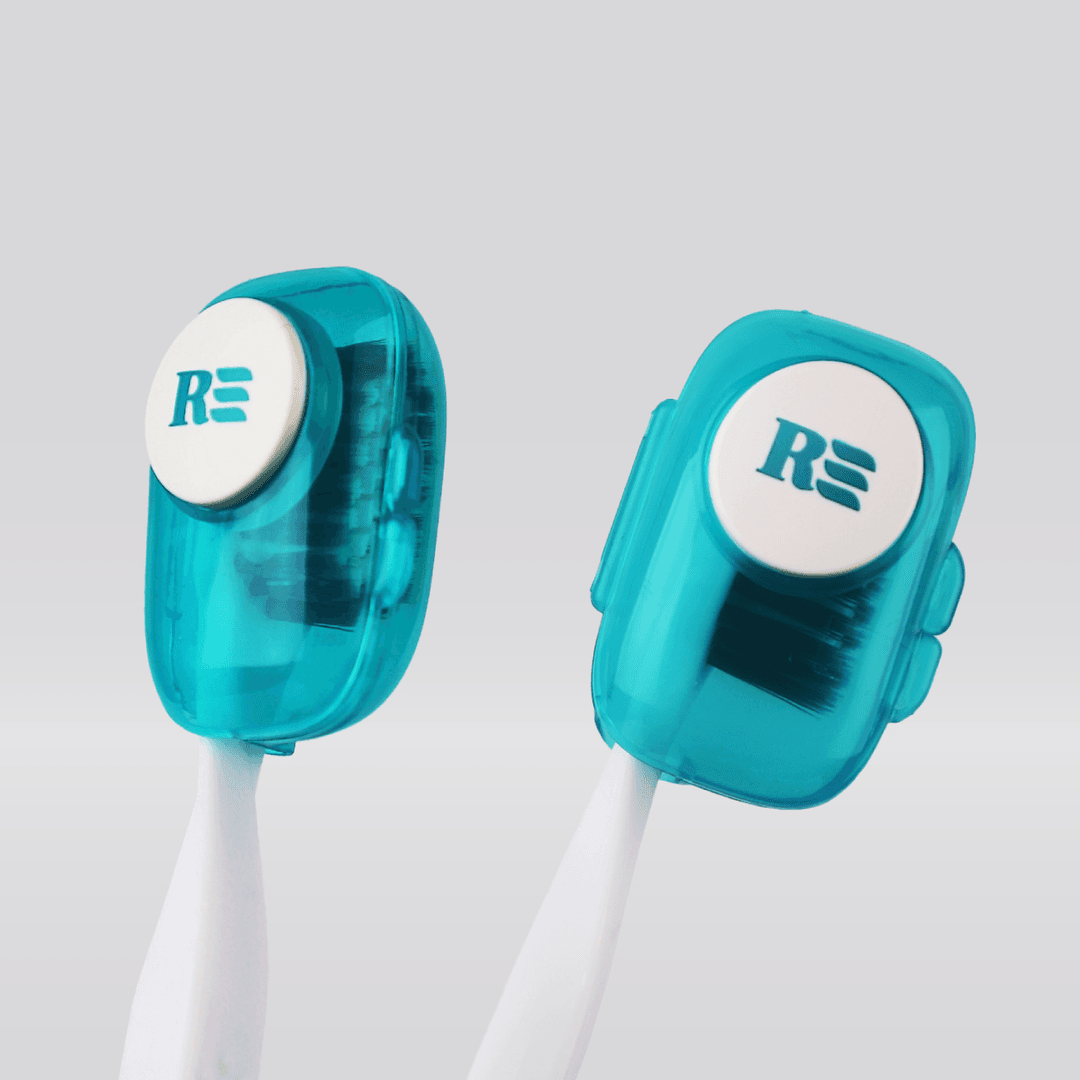 1+1 특허받은 리브러쉬 모프(MOF) 휴대용 칫솔살균기 - 리브러쉬