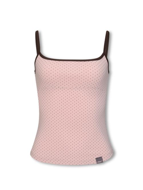 도트 투톤 슬리브리스(핑크)