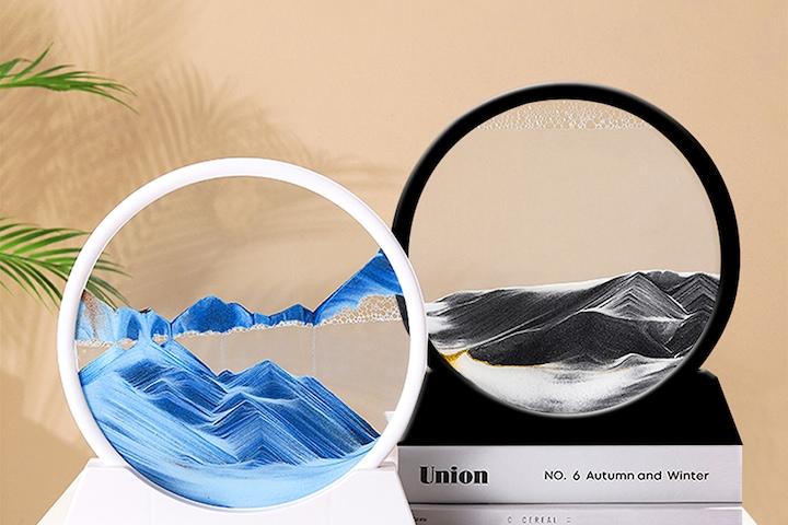 로리스토어 모래멍 모래시계 액자 생일 집들이 선물 샌드아트